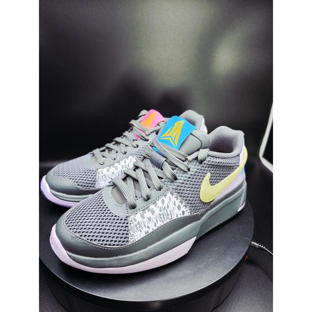 Nike Ja 1 (GS) Kids Basketball Shoes Gray/Multi DX2294-002 US 5.5 WOMEN/4 YOUTH